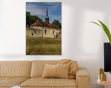 Chapel of St. Anne in the French countryside