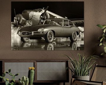 De Jaguar E-Type autocultuur van 1960