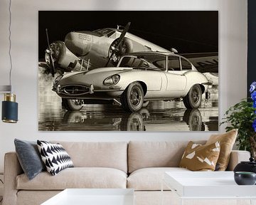 De Jaguar E Type uit 1960 van Jan Keteleer