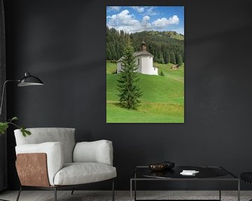 la chapelle de Baad dans la vallée du Kleinwalsertal