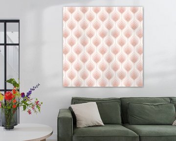 Retro modern -Symmetrical 70's pattern by Studio Hinte