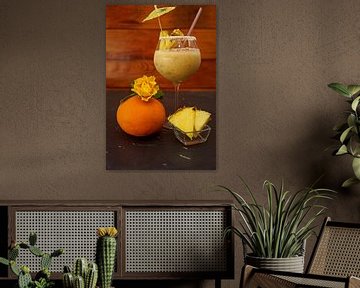 Ananas Kokos Cocktail met Grapefruit van Babetts Bildergalerie