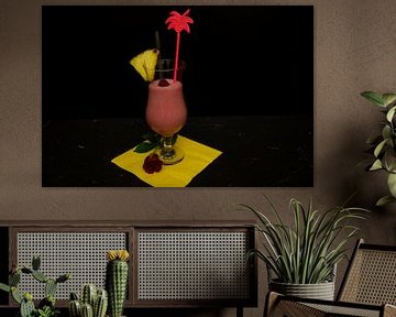 Framboos en ananas kokosnoot Smoothie van Babetts Bildergalerie