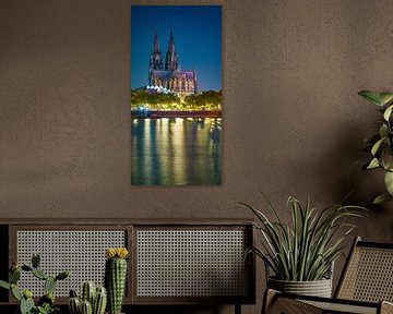 Kölner Dom am Abend von Martin Wasilewski