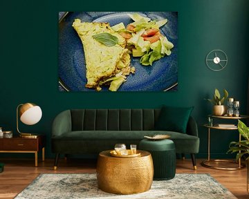Gebakken en gevulde courgette tortilla's met kleine salade van Babetts Bildergalerie