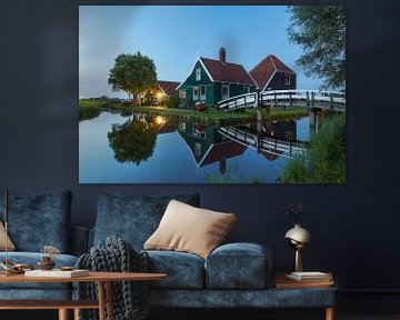 A beautiful evening at the Zaanse Schans by Ad Jekel