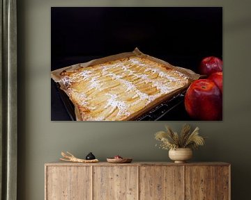 Vers gebakken snelle karnemelktaart met appelstukjes van Babetts Bildergalerie