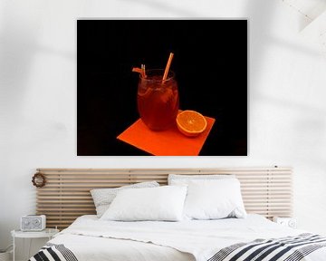 Gin avec du jus de canneberge et du jus d'orange sur Babetts Bildergalerie