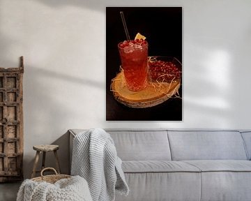 Granatapfel-Cranberry-Orangen-Likör-Cocktail