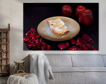 Vers gebakken snelle karnemelktaart met appelstukjes van Babetts Bildergalerie