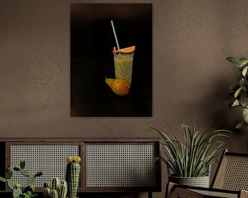 Wodka-kokosnoot-perensap cocktail. van Babetts Bildergalerie