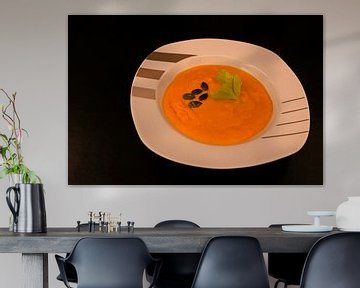 Kürbiscremesuppe mit Curry und Kokosmilch von Babetts Bildergalerie