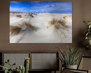 Tempête dans les dunes de Texel sur Rob Kints