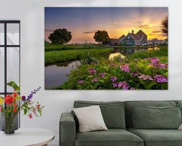 Zaanse Schans met kaasboerderij Catharinahoeve van Fotografie Ronald