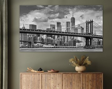 Manhattan et le pont de Brooklyn à NYC sur Thea.Photo