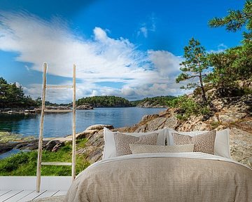 Landscape on the Riveneset peninsula in Norway by Rico Ködder