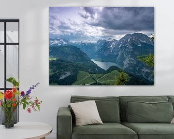 Blick auf den Königssee in den Berchtesgadener Alpen von Animaflora PicsStock