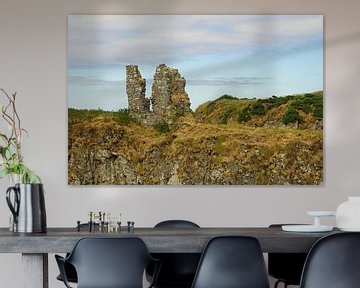 Dunseverick Castle is de ruïne van een kasteel in County Antrim, Noord-Ierland. van Babetts Bildergalerie