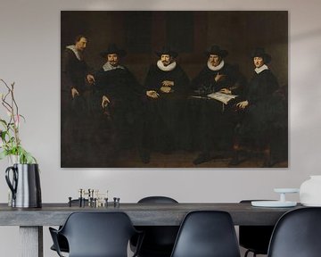 Die wichtigsten Mitglieder der Saainering in Amsterdam, 1643, Dirck Dircksz. van Santvoort