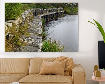 Die Clapper Bridge von  Bunlahinch von Babetts Bildergalerie