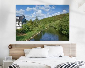 Idyll on the Wupper in Bergisches Land by Peter Eckert