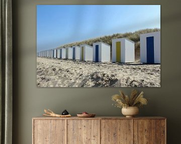 Strandhuisjes, Cadzand bad, Nederland van Imladris Images