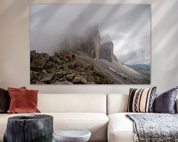 Tre cime di Lavaredo in Italie van Ton Tolboom