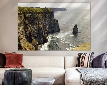 Les falaises de Moher sont les falaises les plus célèbres d'Irlande.