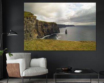 Les falaises de Moher sont les falaises les plus célèbres d'Irlande.