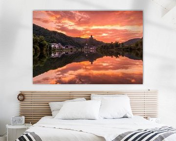 Coucher de soleil à Cochem sur Ilya Korzelius