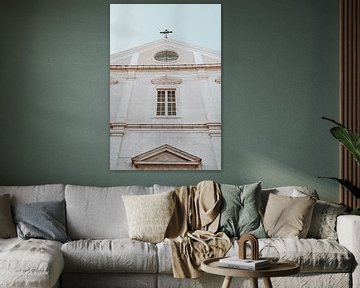 Église à Lisbonne | photographie de voyage Portugal sur Anne Verhees