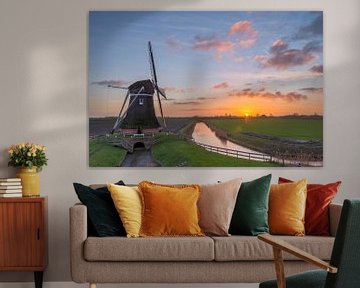 Dutch Polder Mill by Richard Gilissen