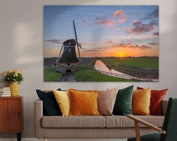 Hollandse Polder Molen van Richard Gilissen