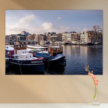 "Haddock Amsterdam" Woonboten aan de Amstel Amsterdam