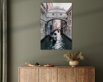 Gondels in de grachten van Venetië