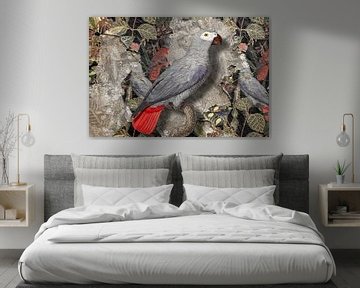 Grey Parrot van Marja van den Hurk