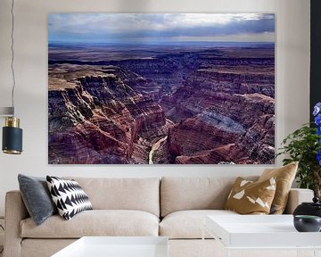 Grand Canyon met Colorado rivier van Henk Langerak