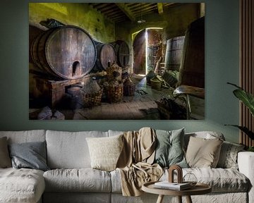 Verlaten Italiaanse wijnkelder van Frans Nijland