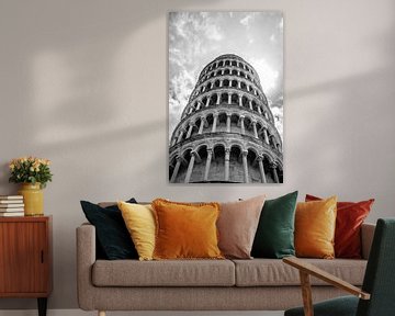 De Toren van Pisa van dichtbij van Lizanne van Spanje