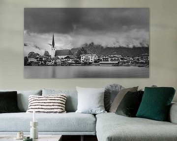 Rottach-Egern en noir et blanc sur Henk Meijer Photography