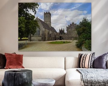 Das Adare-Kloster in Adare, Grafschaft Limerick, Irland