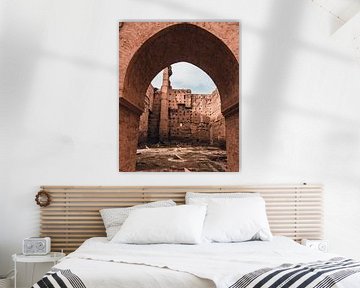 Ruins of a palace in Marrakech by Dayenne van Peperstraten