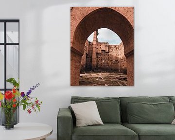 Ruinen eines Palastes in Marrakesch von Dayenne van Peperstraten