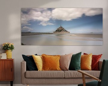 Mont Saint Michel, Frankrijk, Normandië, panorama van Patrick Verhoef