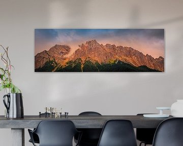 Panorama foto van de Beierse Alpen van Henk Meijer Photography