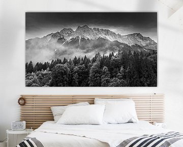 Bayerische Alpen in Schwarz und Weiß von Henk Meijer Photography