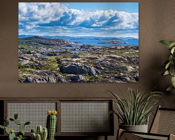 Paysage de la péninsule de Lindesnes en Norvège sur Rico Ködder
