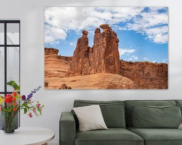 The Three Gossips, Arches national park USA van Gert Hilbink