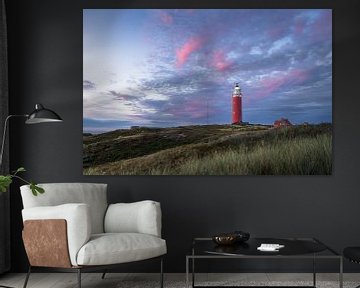 Leuchtturm von Texel Eierland nach Sonnenuntergang von Andre Gerbens