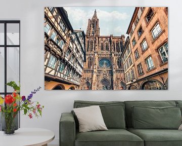De kathedraal van Straatsburg van Manjik Pictures